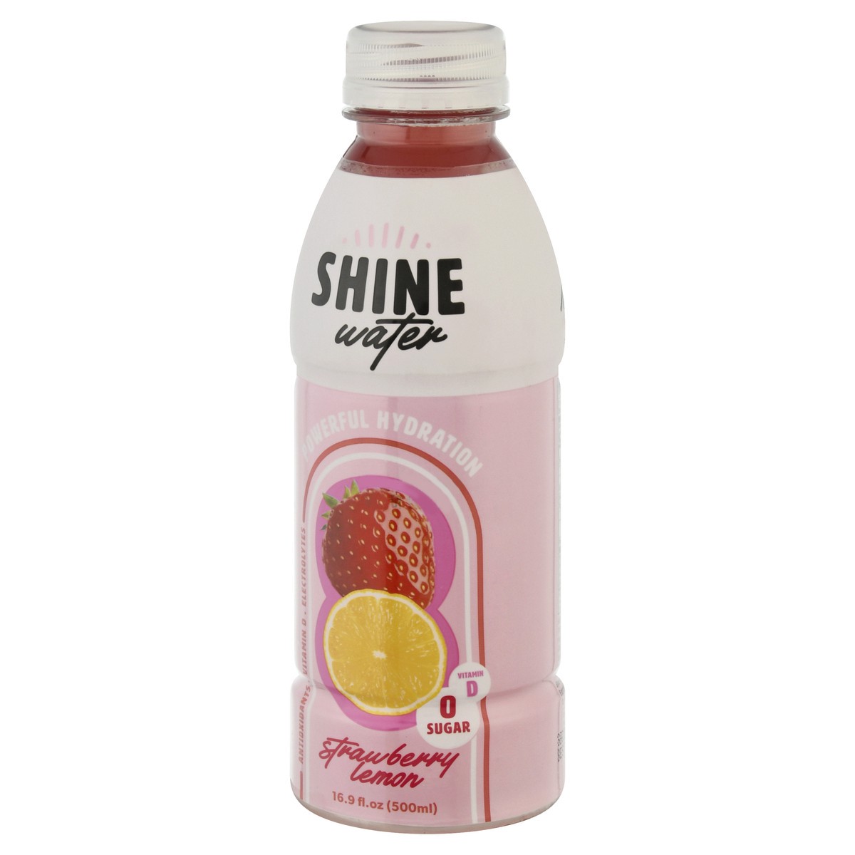 slide 11 of 13, Shine Water Strawberry Lemon, 16.9 fl oz