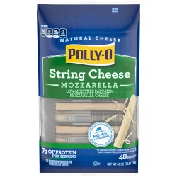 Polly-O String Cheese Mozzarella Cheese Snacks Sticks