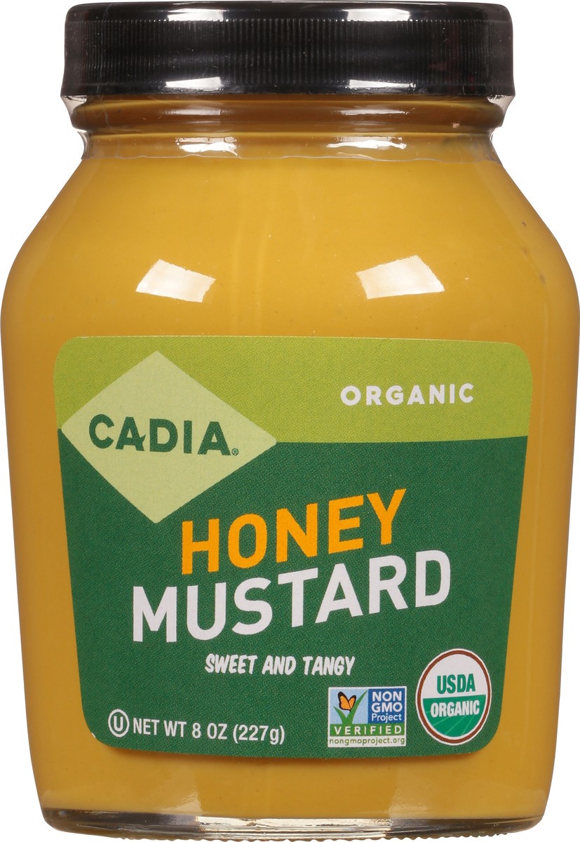 slide 6 of 9, Cadia Organic Honey Mustard 8 oz, 8 oz
