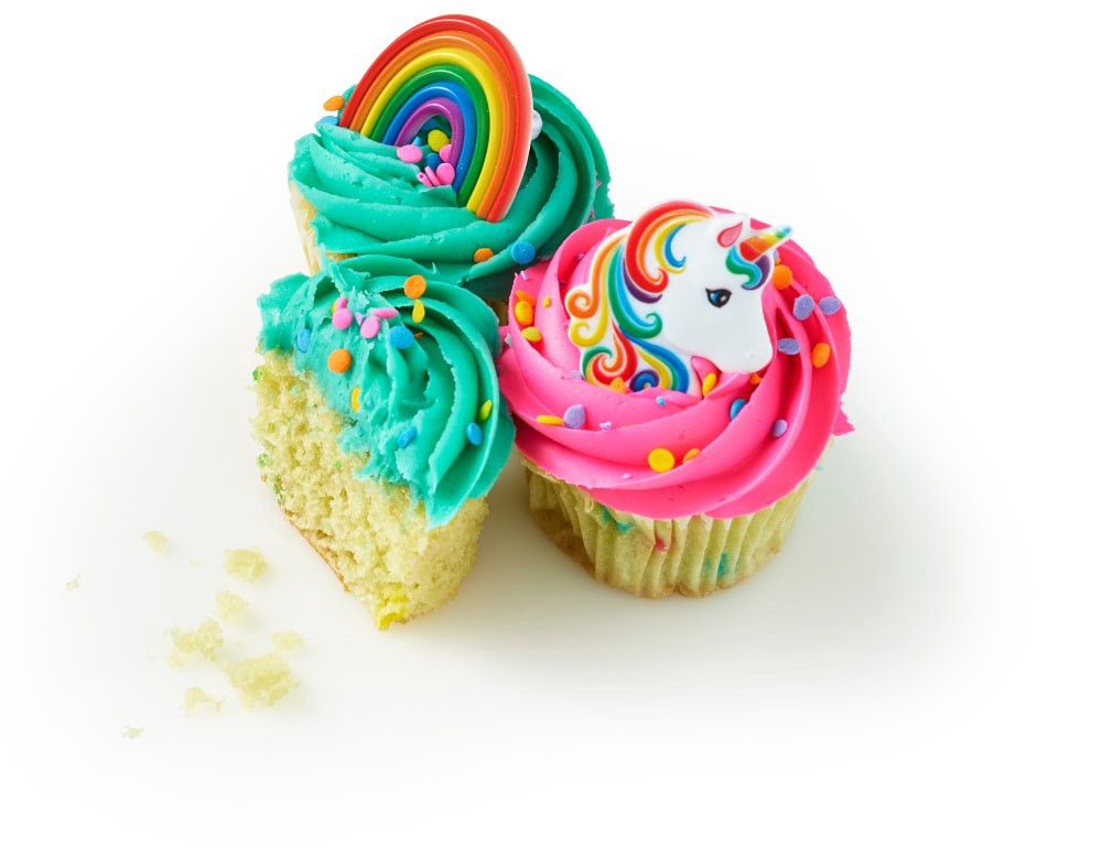 slide 4 of 4, Bakery Fresh Goodness Unicorn Cupcakes, 6 ct