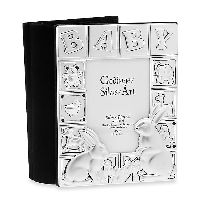 slide 1 of 1, Godinger Silver-Plated Baby Album, 1 ct