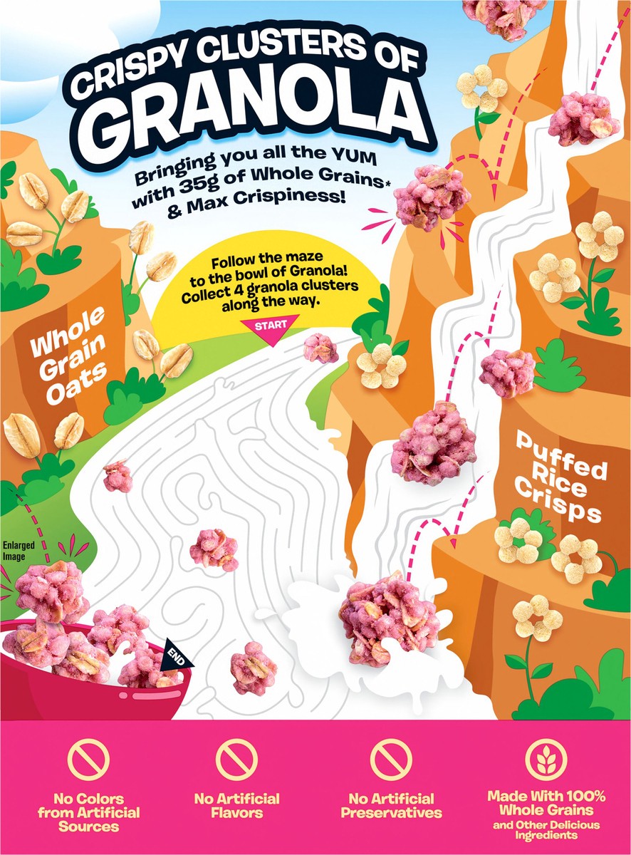 slide 3 of 6, Quaker Granola, Strawberry, Chewy, 13.6 oz