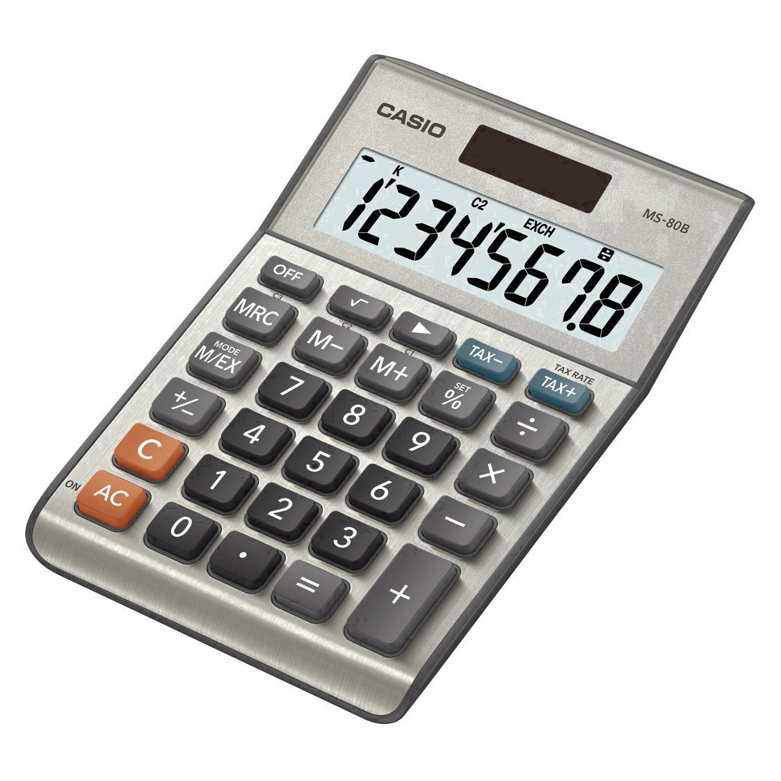 slide 11 of 32, Casio Basic 8-Digit Desktop Calculator - Gold (MS-80B), 1 ct