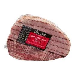 Cook's Bone-In Traditional Hickory Smoked Butt Portion Ham