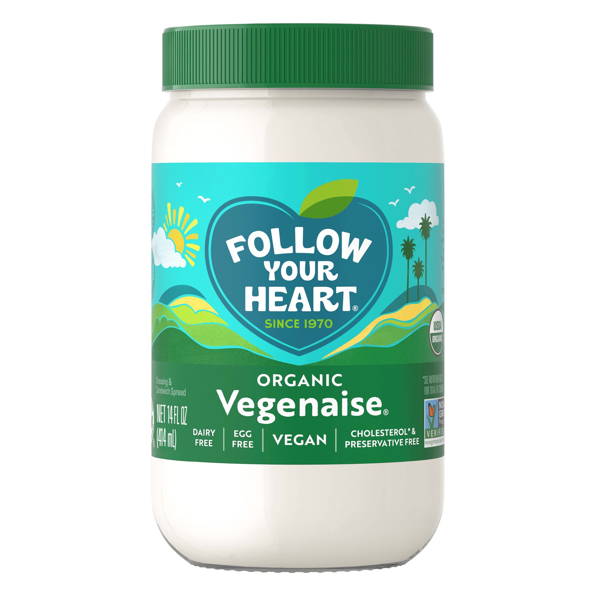 slide 1 of 2, Follow Your Heart Follow Your Org Veg 16Oz, 14 oz