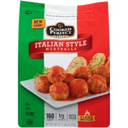 Cooked Perfect Italian Style Meatballs