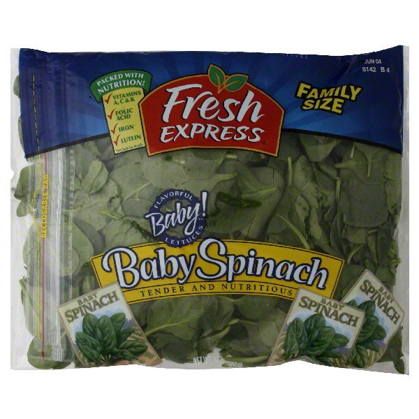 slide 1 of 1, Fresh Express Baby Spinach, 10 oz