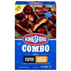Kingsford Combo Pack Pork Burnt Ends & St Louis Style Center Cut Pork Ribs
