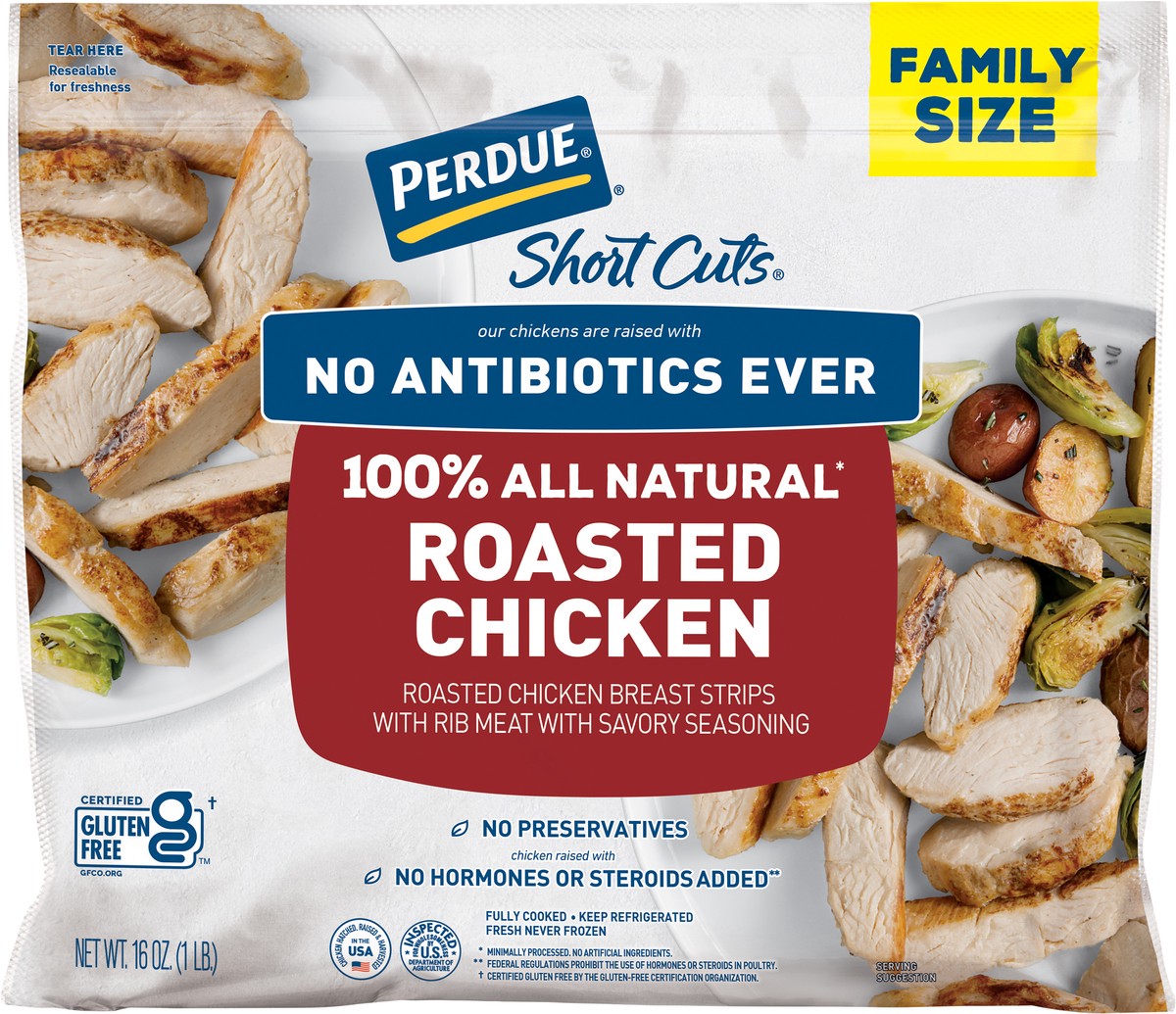 slide 4 of 6, Perdue Roasted Chicken Short Cuts 16 oz, 16 oz