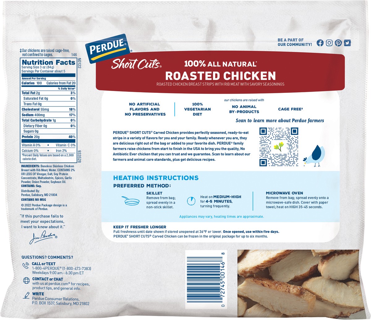 slide 6 of 6, Perdue Roasted Chicken Short Cuts 16 oz, 16 oz