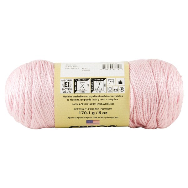 slide 11 of 13, Caron Simply Soft Yarn, Soft Pink, 6 oz