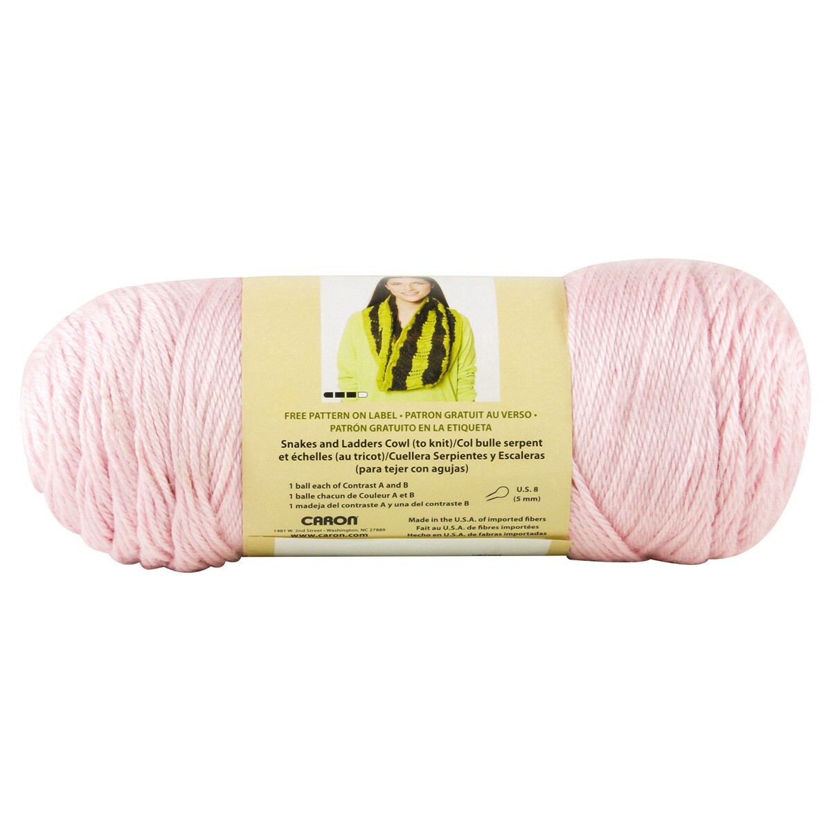 slide 12 of 13, Caron Simply Soft Yarn, Soft Pink, 6 oz