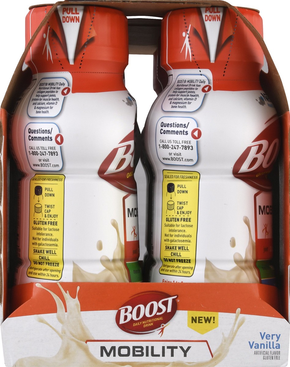 slide 8 of 9, Boost MOBILITY Very Vanilla - 6 ct; 8 fl oz, 6 ct; 8 fl oz