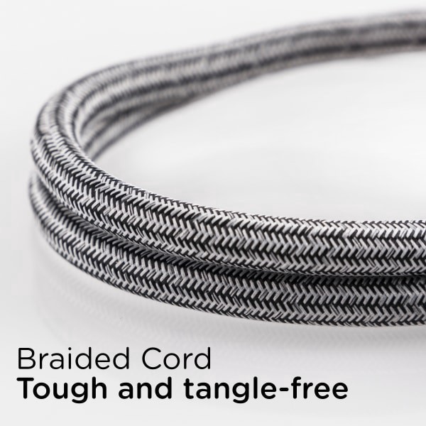 slide 3 of 7, Cordinate 60083 6-Outlet Surge Protector, 2.5', Black, 1 ct