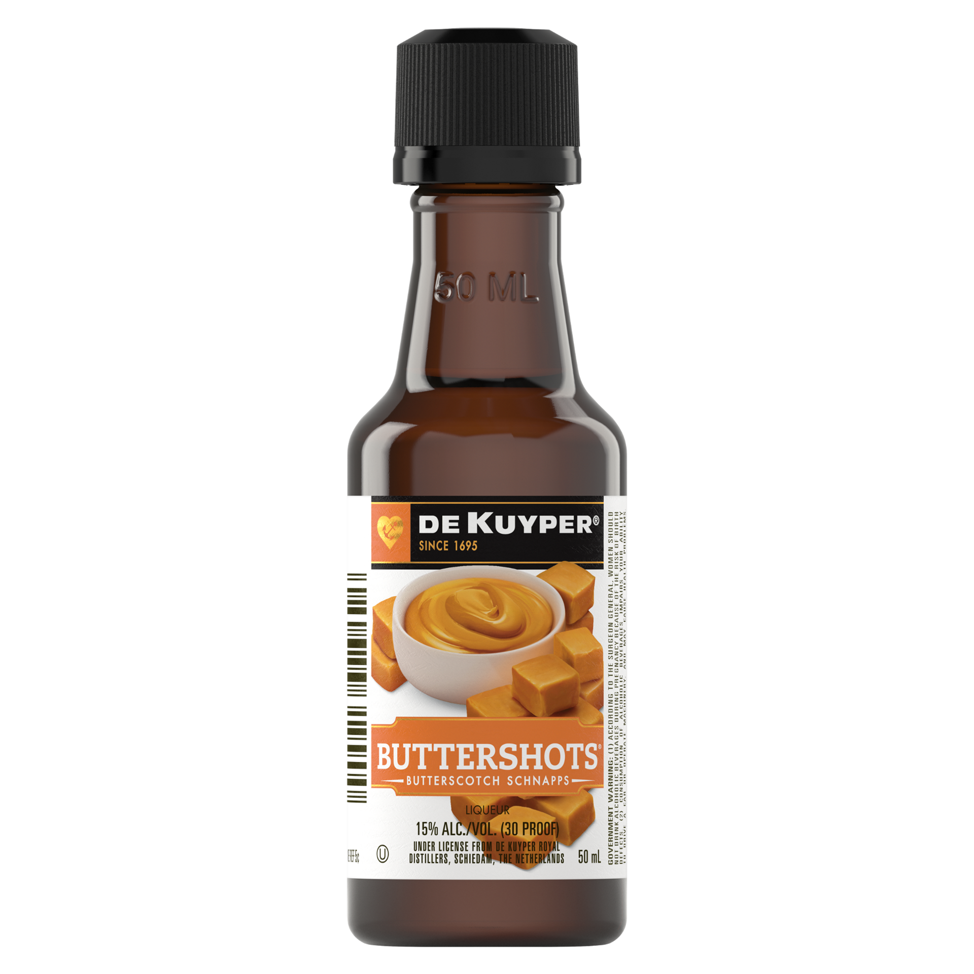 slide 3 of 4, DeKuyper Buttershots Butterscotch Schnapps Liqueur 50 ml, 50 ml