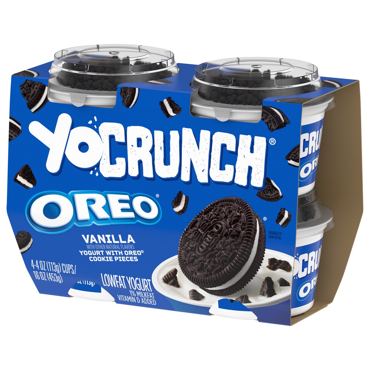slide 8 of 9, YoCrunch Low Fat Vanilla with OREO Yogurt - 4ct/4oz Cups, 4 ct; 4 oz