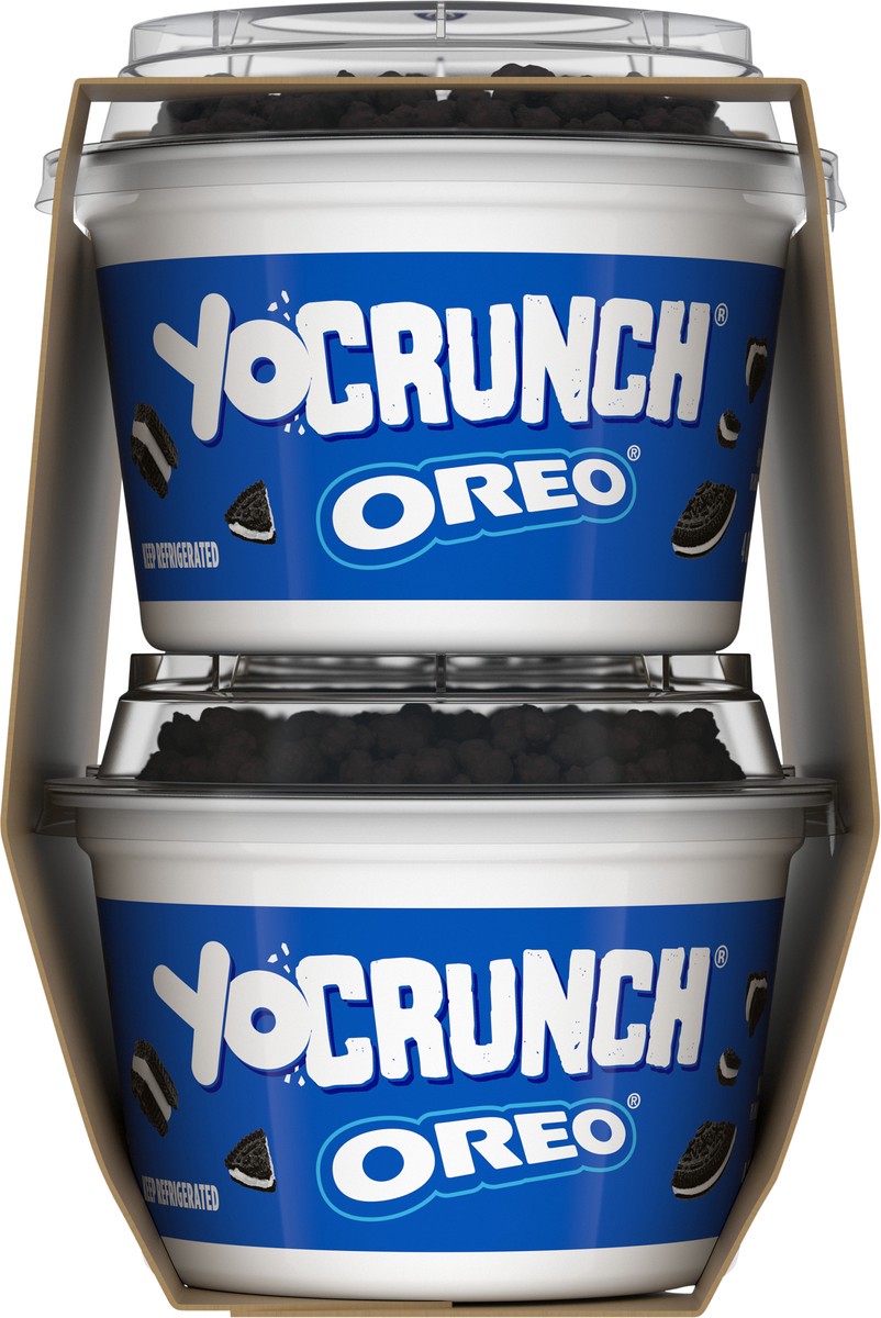 slide 2 of 9, YoCrunch Low Fat Vanilla with OREO Yogurt - 4ct/4oz Cups, 4 ct; 4 oz