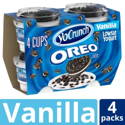 YoCrunch Low Fat Vanilla with OREO Yogurt Cups