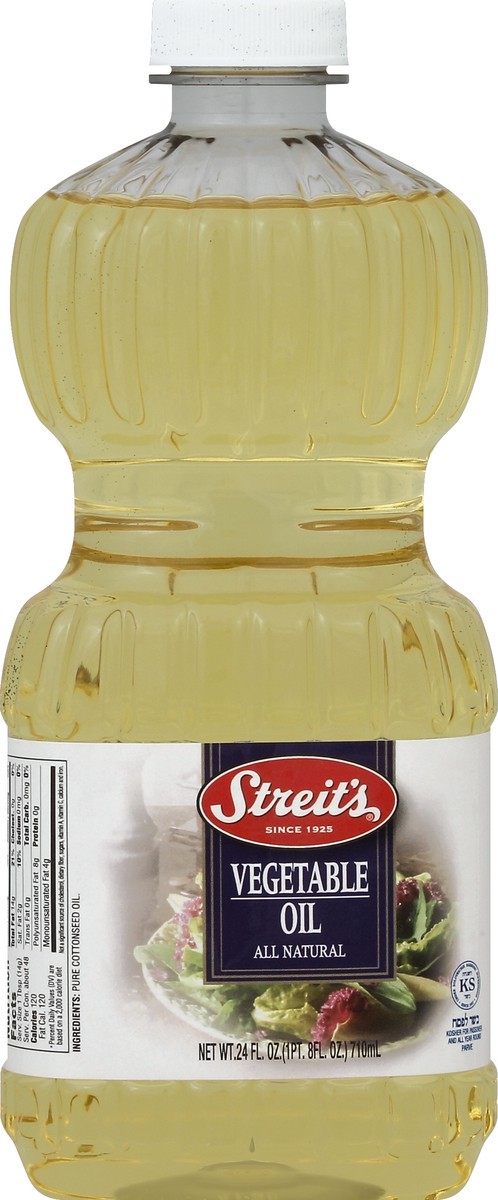 slide 1 of 3, Streit's Streits Vegetable Oil - 24 Fl. Oz., 24 fl oz