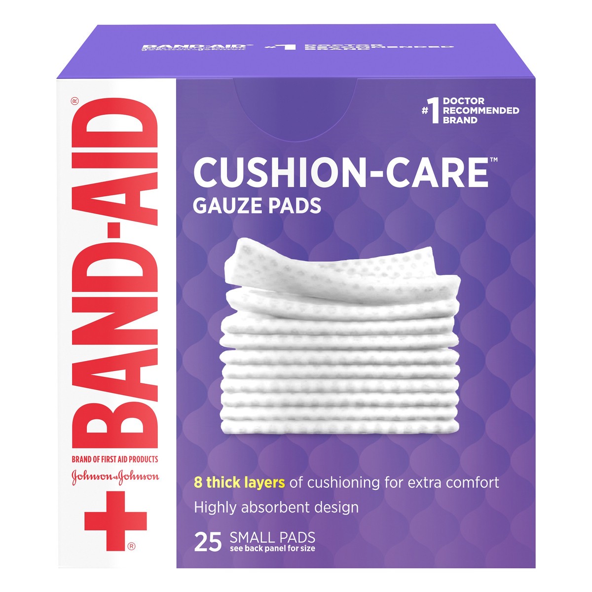 slide 1 of 7, BAND-AID Small Gauze Pads, 25 ct