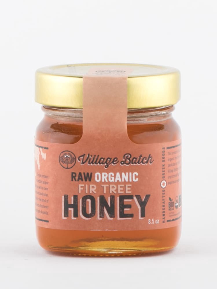 slide 1 of 1, Village Batch Raw Organic Fir Tree Honey, 8.5 oz