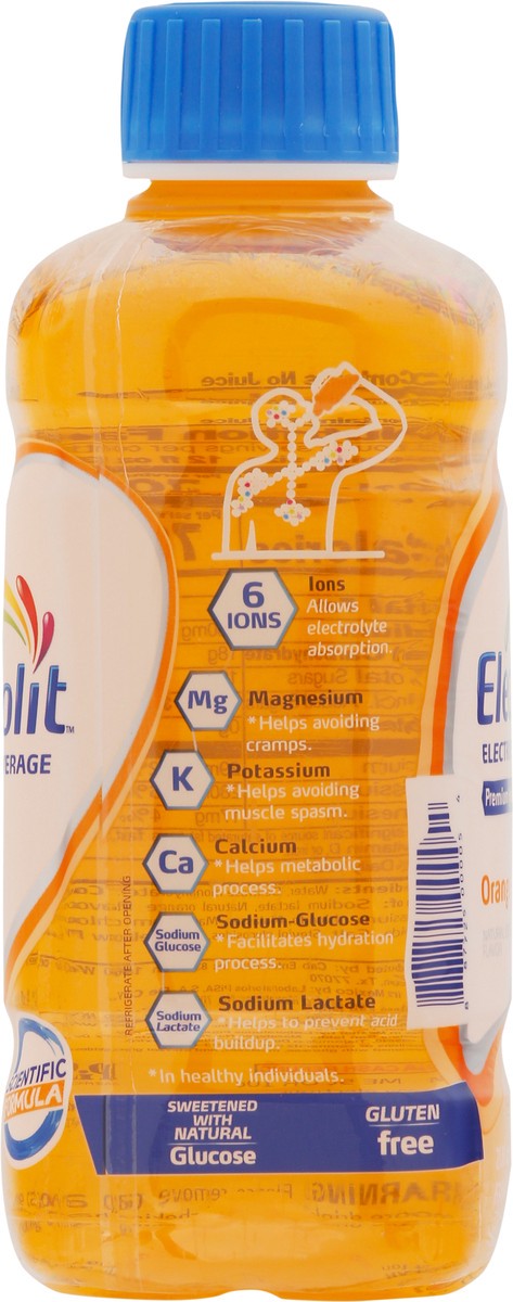 slide 8 of 9, Electrolit Premium Hydration Orange Electrolyte Beverage 21 fl oz, 21 fl oz