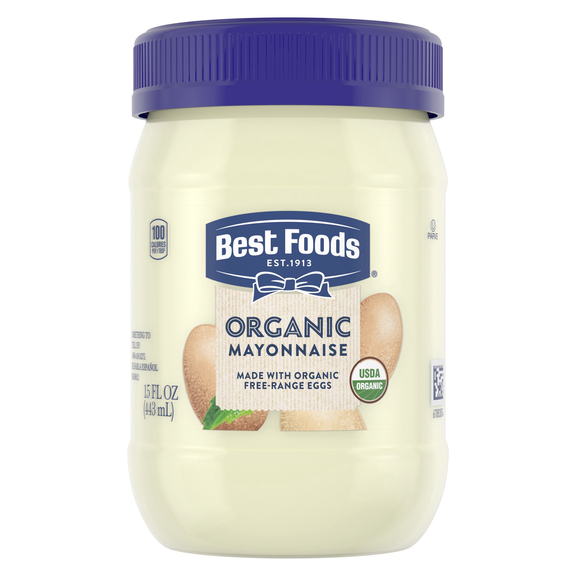 slide 1 of 2, Best Foods Organic Mayonnaise Original, 15 oz, 