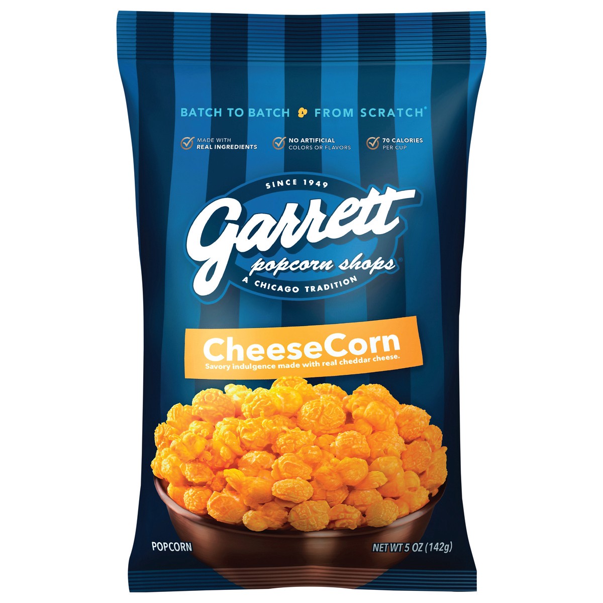 slide 1 of 4, Garrett Popcorn Shops, CheeseCorn 5oz, 5 oz