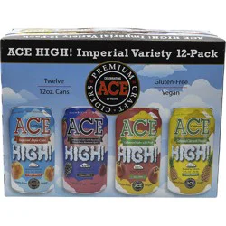 Ace High Imperial Apple Cider 12oz 6 Pack Cans