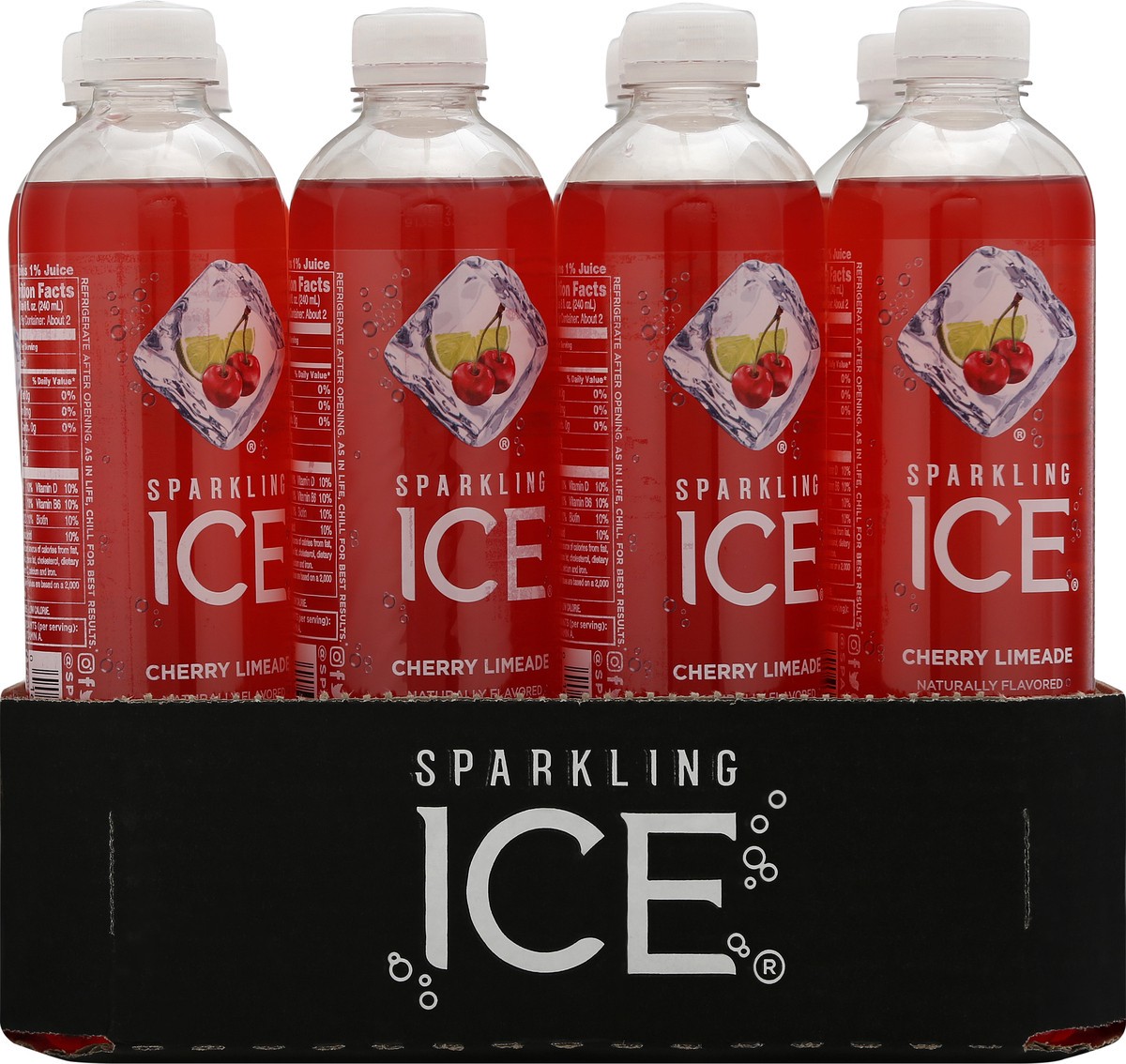 slide 5 of 8, Sparkling Ice Sparkling Water Cherry Limeade Case - 12-17 Fl. Oz., 204 fl oz