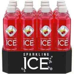 Sparkling ICE Zero Sugar Cherry Limeade Sparkling Water 12 - 17 fl oz Bottles