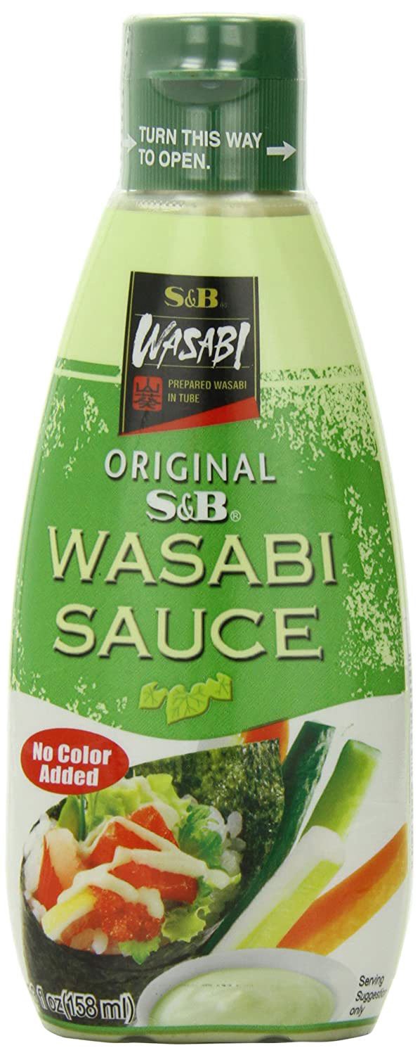 slide 1 of 9, S&B Original Wasabi Sauce, 5.3 fl oz