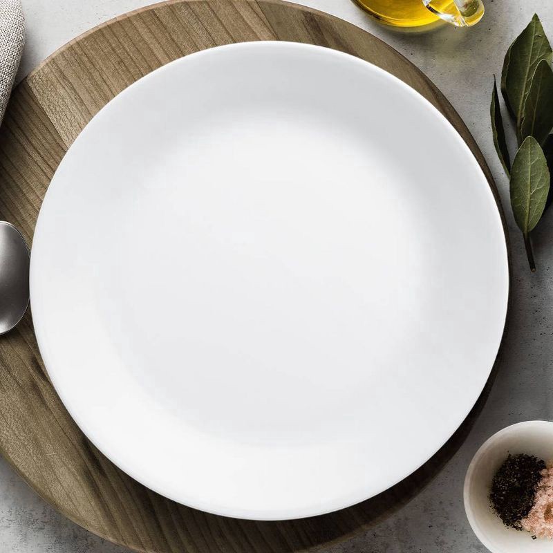 slide 4 of 5, Corelle Livingware Winter Frost Plate - White, 10.25 in