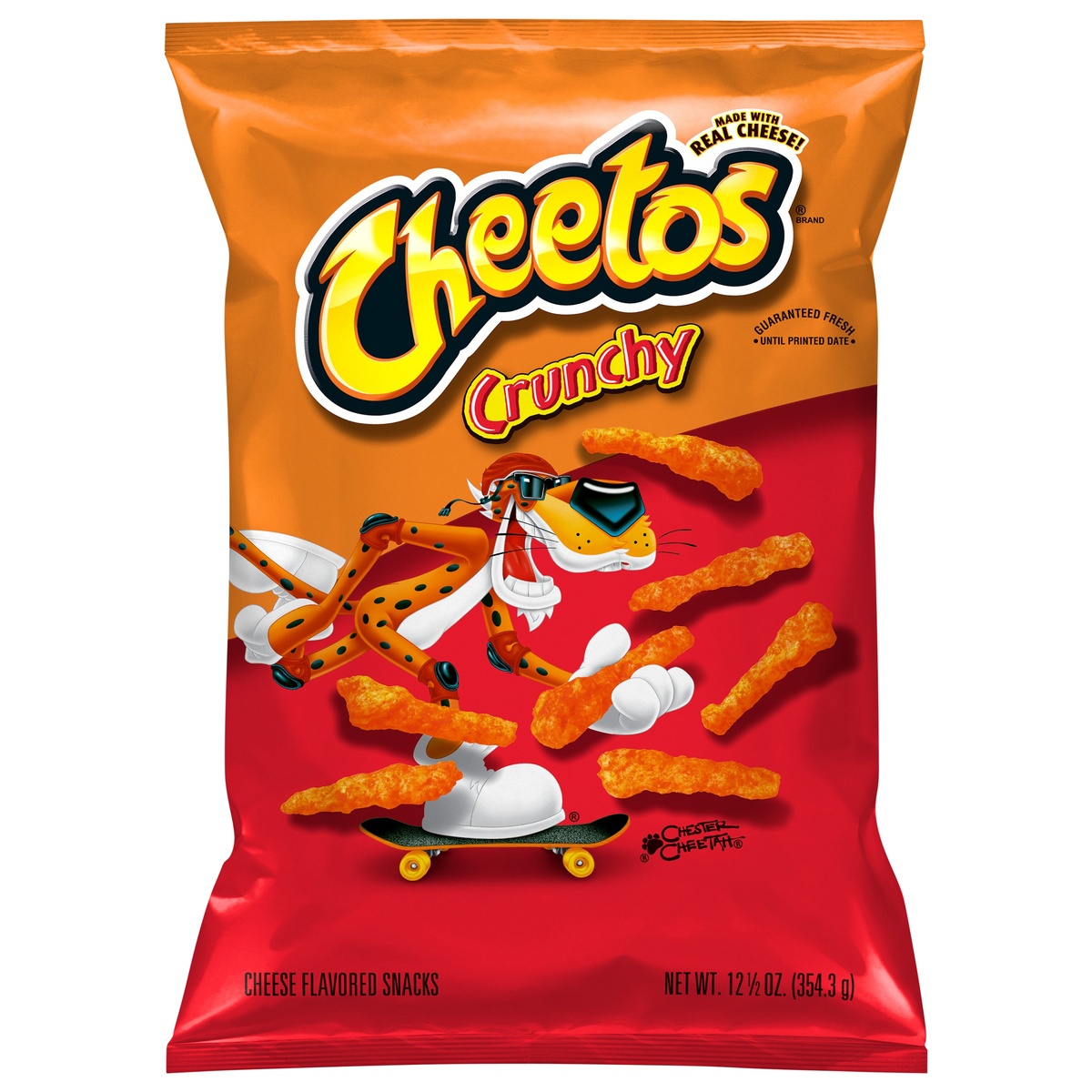 slide 1 of 3, Cheetos Cheese Flavored Snacks, Crunchy, 12.5 oz