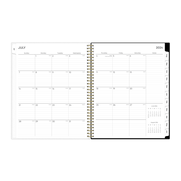 slide 2 of 6, 2024-2025 Blue Sky Weekly/Monthly Planning Calendar, 8-1/2"" X 11"", July To June, Kimmy Frosted, 146936, 1 ct