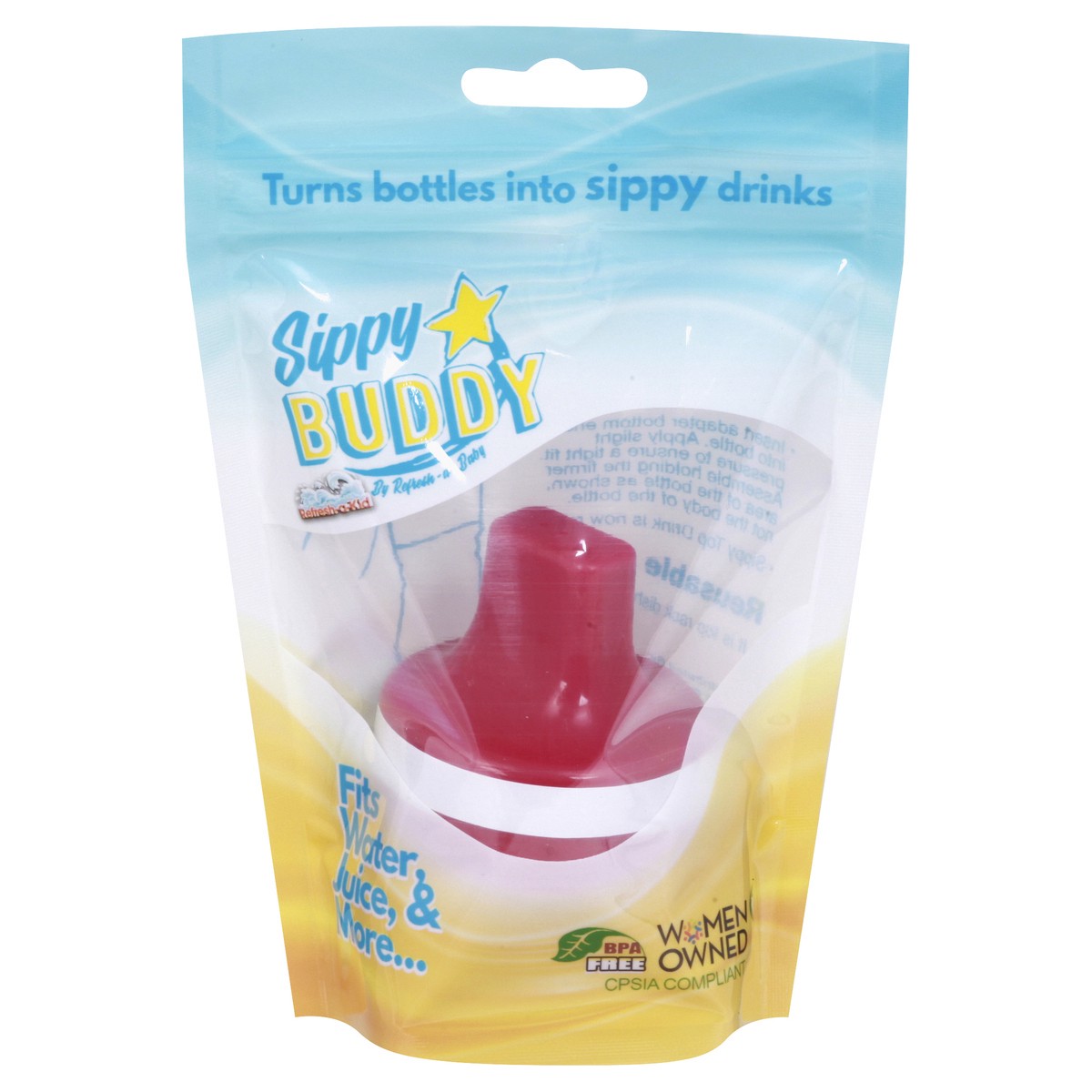 slide 10 of 11, Sippy Buddy Bottle Adapter 1 ea, 1 ct