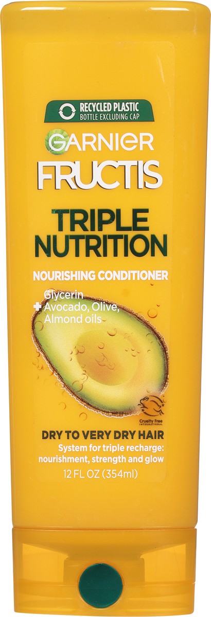 slide 6 of 9, Garnier Triple Nutrition Fortifying Conditioner, 12 fl oz