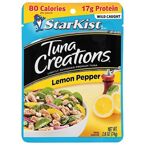 slide 1 of 1, Starkist Tuna Creations Tuna Chunk Light Lemon Pepper - 2.6 Oz, 2.6 oz