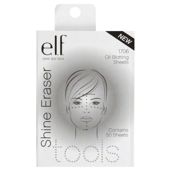 slide 1 of 3, e.l.f. Shine Eraser, Green Tea 1706, 50 ct