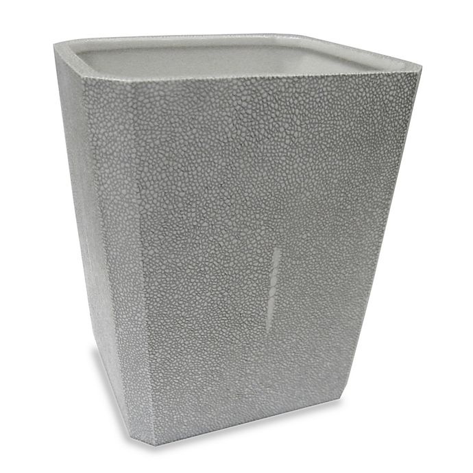 slide 1 of 1, Kassatex Shagreen Wastebasket, 1 ct