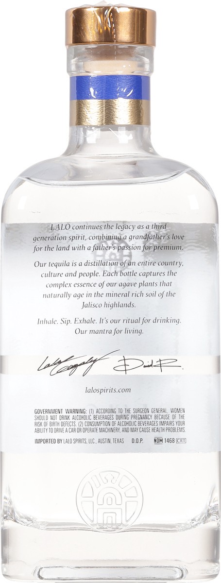 slide 6 of 10, Lalo Tequila, 750 ml