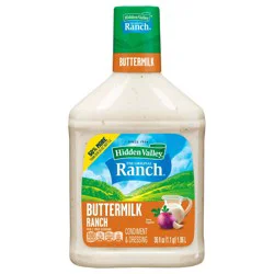 Hidden Valley Buttermilk Ranch Condiment and Dressing, 36 fl Oz