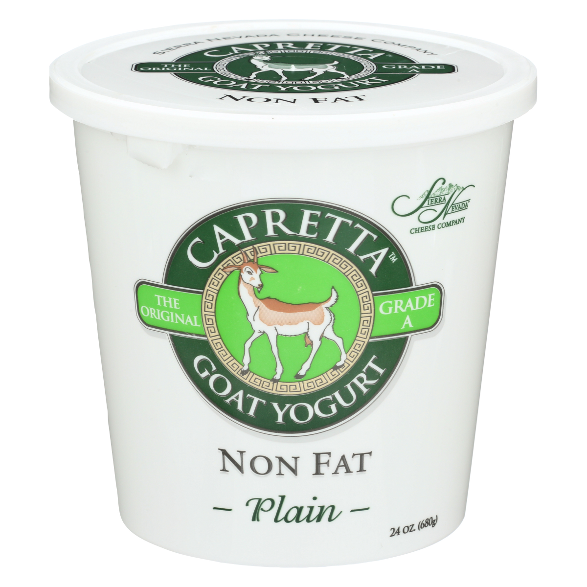 slide 1 of 1, Sierra Nevada Capretta Non Fat Goat Yogurt, 24 oz