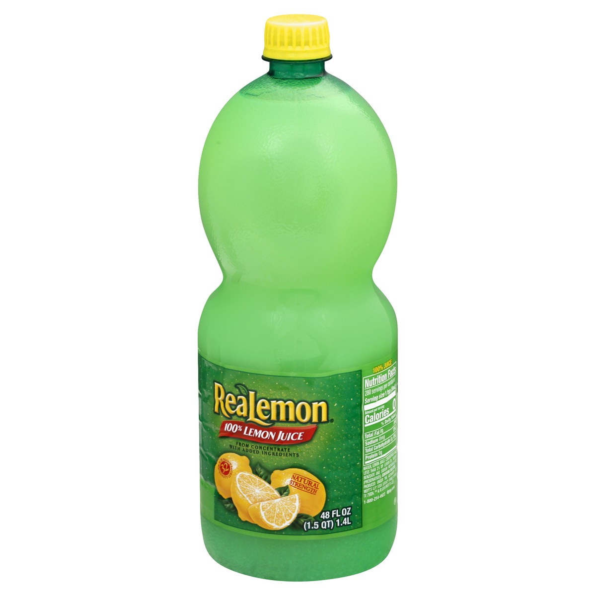 slide 3 of 10, ReaLemon 100% Lemon Juice, 48 fl oz bottle, 48 fl oz