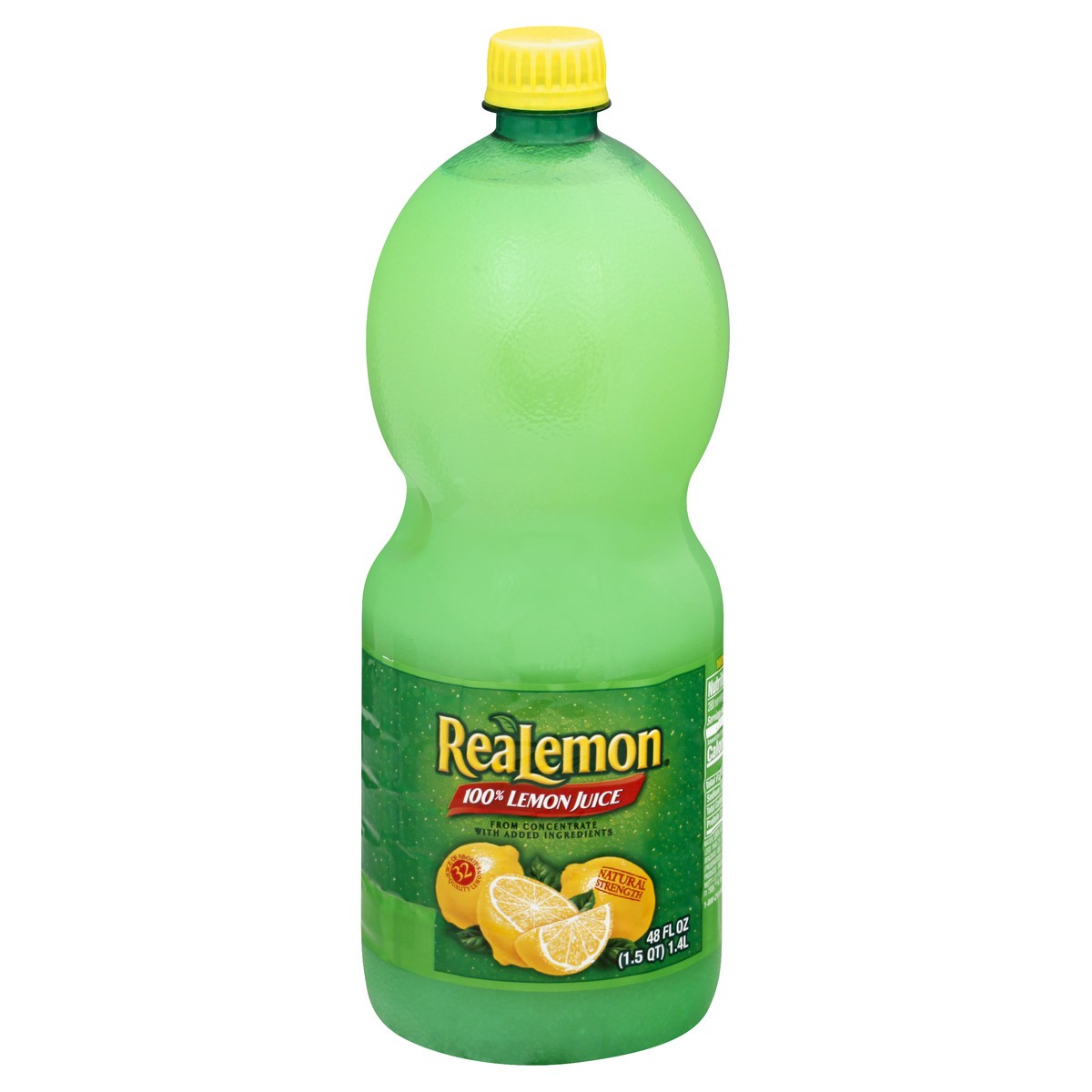 slide 1 of 10, ReaLemon 100% Lemon Juice, 48 fl oz bottle, 48 fl oz
