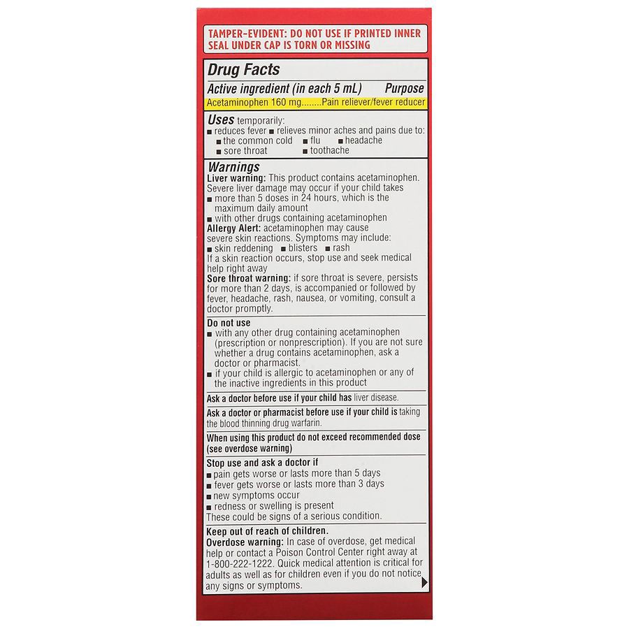 slide 5 of 5, Walgreens Children's Pain Reliever Dye Free Bubble Gum, 4 fl oz