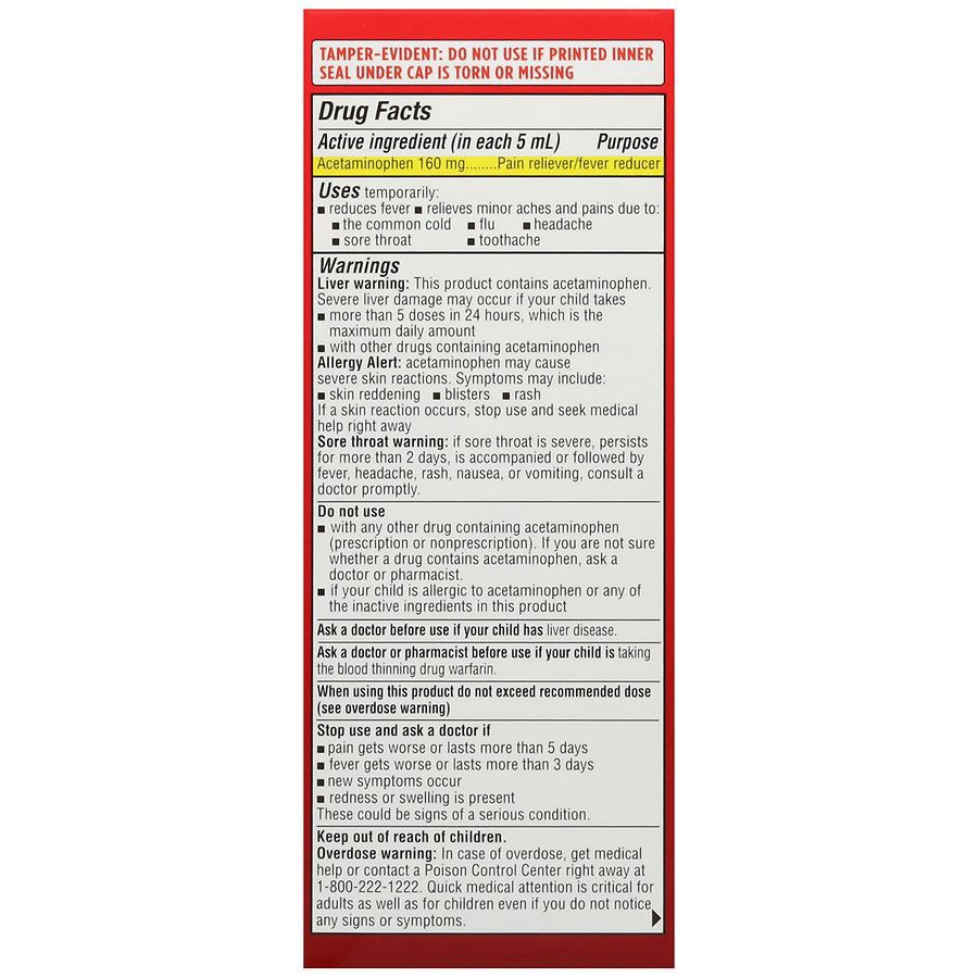 slide 4 of 5, Walgreens Children's Pain Reliever Dye Free Bubble Gum, 4 fl oz