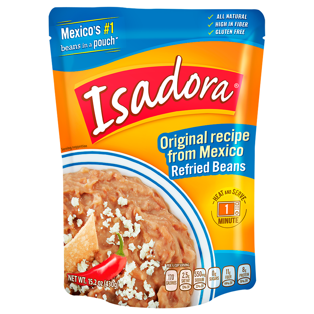 slide 1 of 2, Isadora Refried Beans 15.2 oz, 15.2 oz