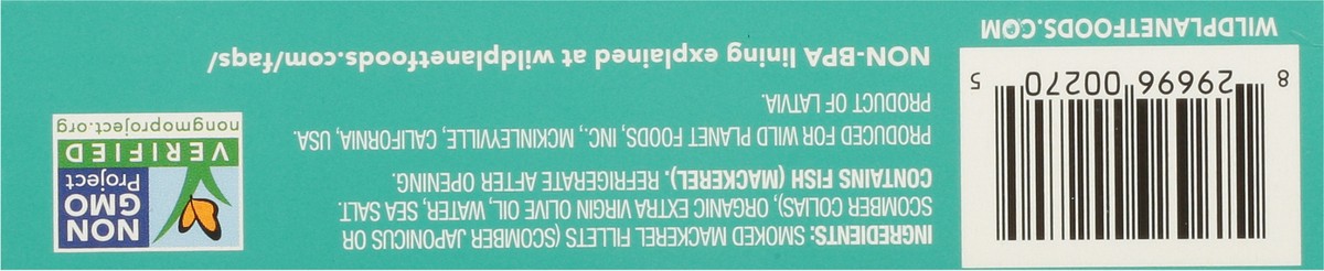 slide 6 of 13, Wild Planet Wild Smoked Mackerel 3.9 oz, 3.9 oz