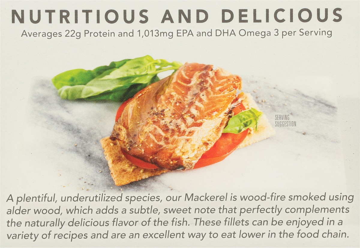 slide 8 of 13, Wild Planet Wild Smoked Mackerel 3.9 oz, 3.9 oz